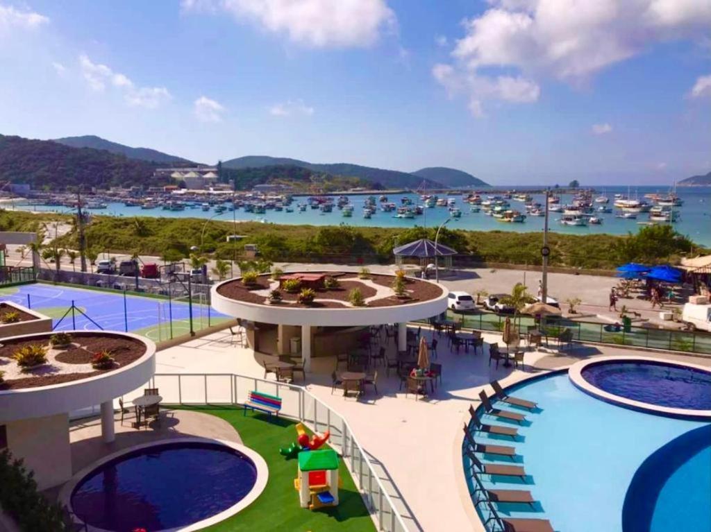 Cobertura Pe Na Areia Com Piscina Privativa E Vista Mar Na Praia Dos Anjos, Arraial Do Cabo, Para Ate 8 Pessoas エクステリア 写真